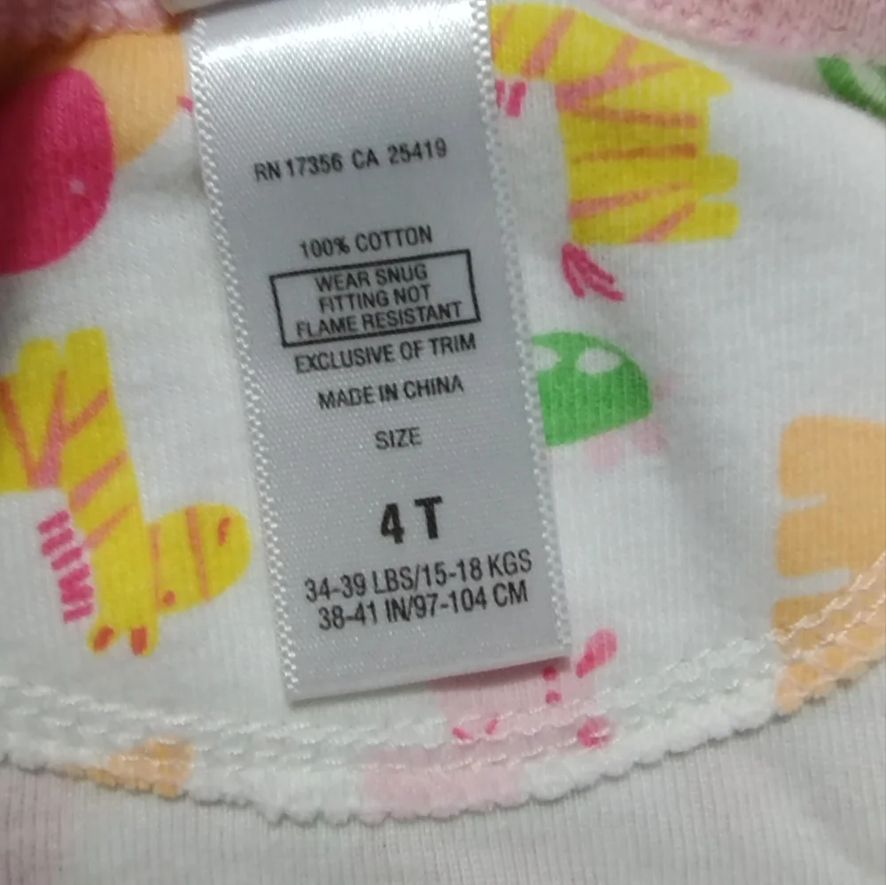 •Little Me 4T Zoo Safari Animals Onesie Zip Up Footies PJ Sleeper sleep wear - Picture 6 of 16